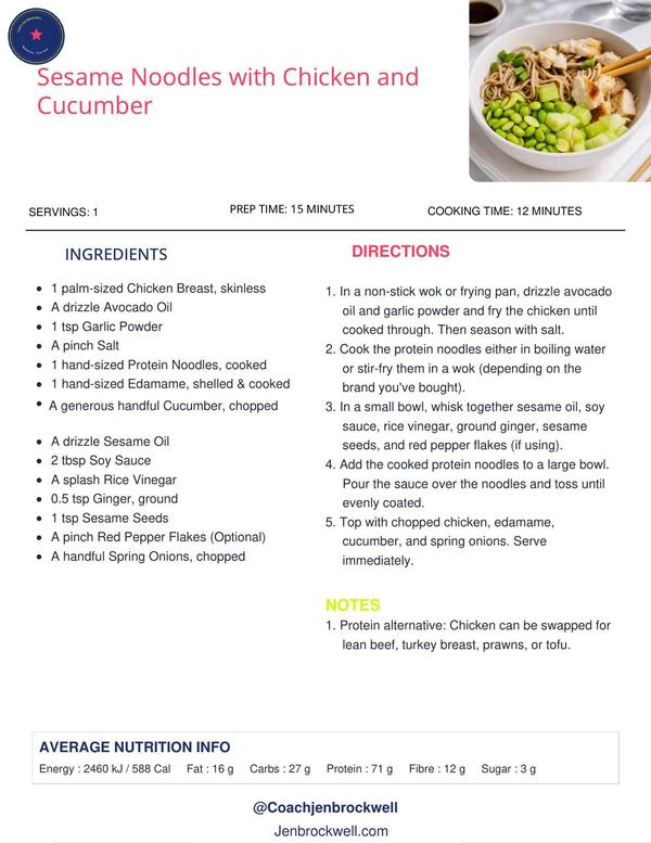 Sesame Noodles