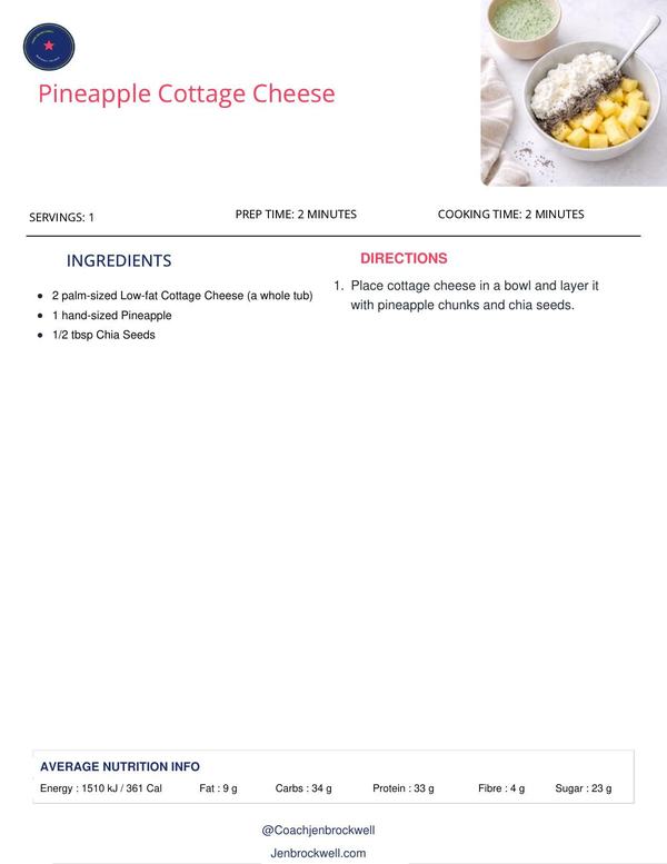 Pineapple Cottage Cheese